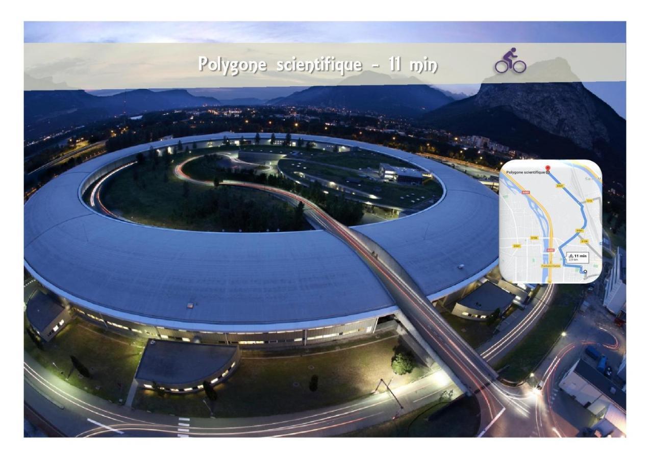 Le 62 - Spacieux T2 Avec Jardin, Parking & Tramway Grenoble Exterior foto